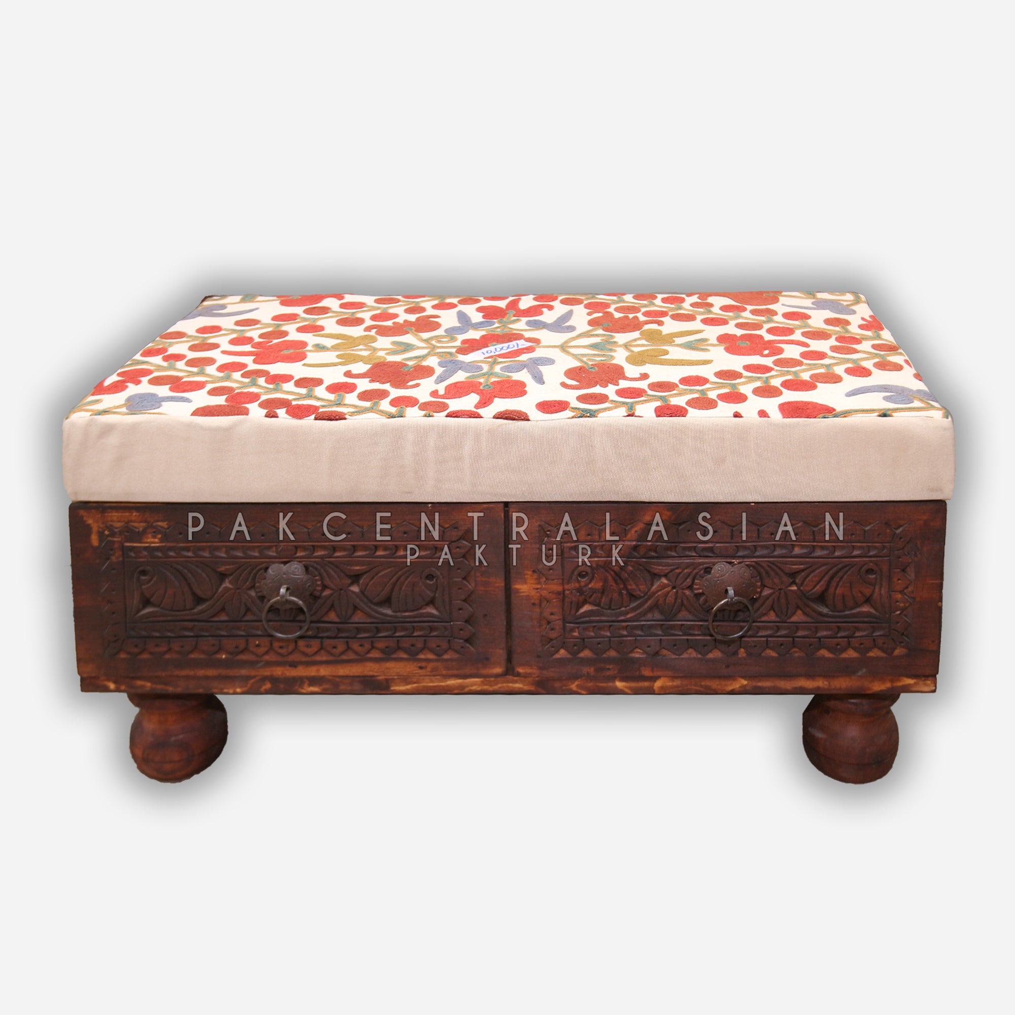 SULEMANI DOUBLE DRAWER STOOL