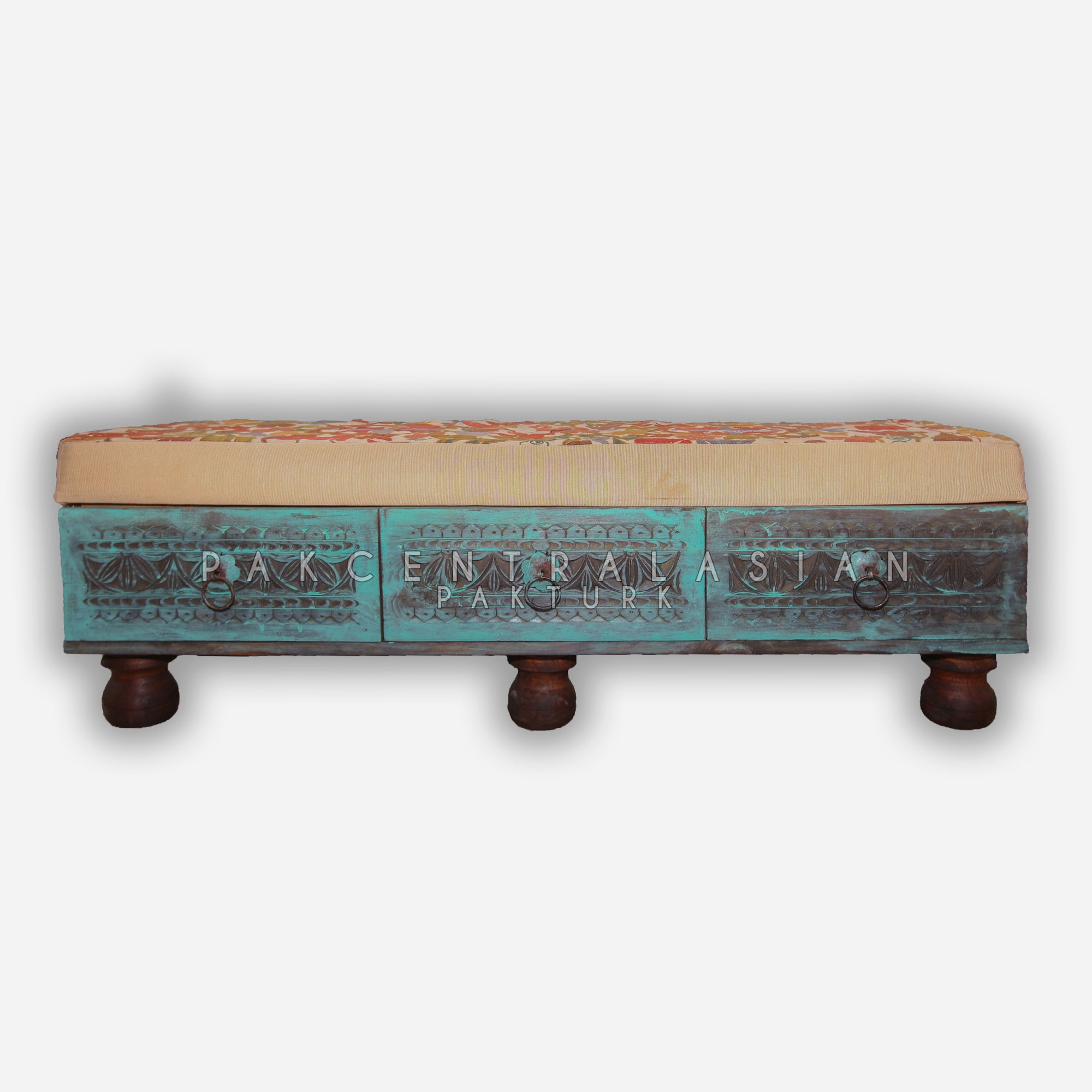 SULEMANI TRIPPLE DRAWER STOOL