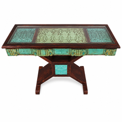 Sulemani Glass Top Console