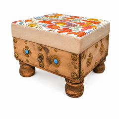 Turkan Single Drawer Stool