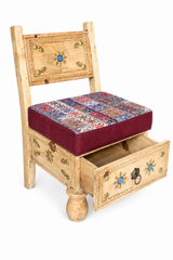 Turkan Single Drawer Chair